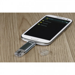 HAMA Laeta Twin 128GB USB 2.0/Micro USB Memory Stick