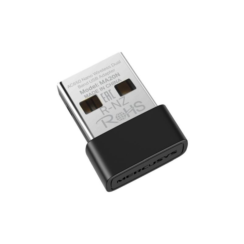 MERCUSYS MA20N AC650 Dual-Band Wireless USB Adapter