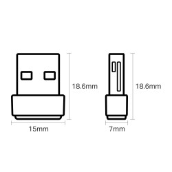 TP-LINK ARCHER T2U NANO AC600 Dual Band Wireless USB Adapter