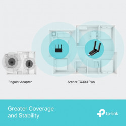 TP-LINK ARCHER TX30U PLUS AX1800 Dual-Band Wi-Fi 6 USB Adapter