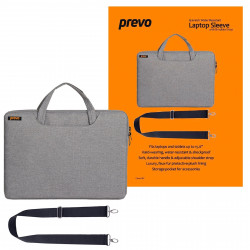 PREVO LB001 15.6 Inch Laptop Bag Light Grey