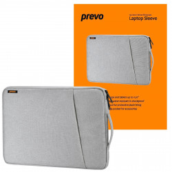 PREVO LB007 15.6 Inch Laptop Sleeve Light Grey