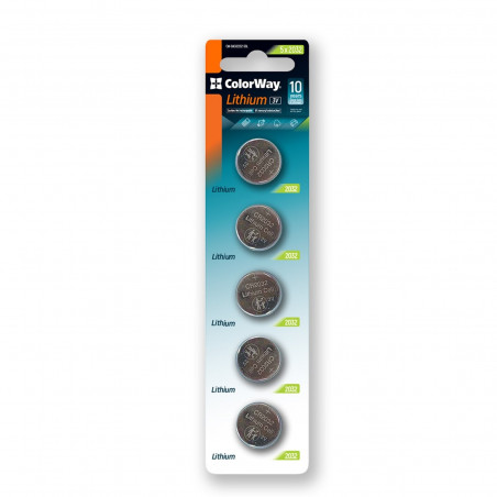 COLORWAY CW-BACR2032 5-Pack CR2032 Batteries