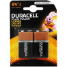 Duracell MN1604B2PP 9V Alkaline Battery 2 Pack