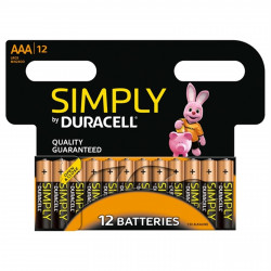 Duracell Simply Alkaline 12-Pack AAA Batteries