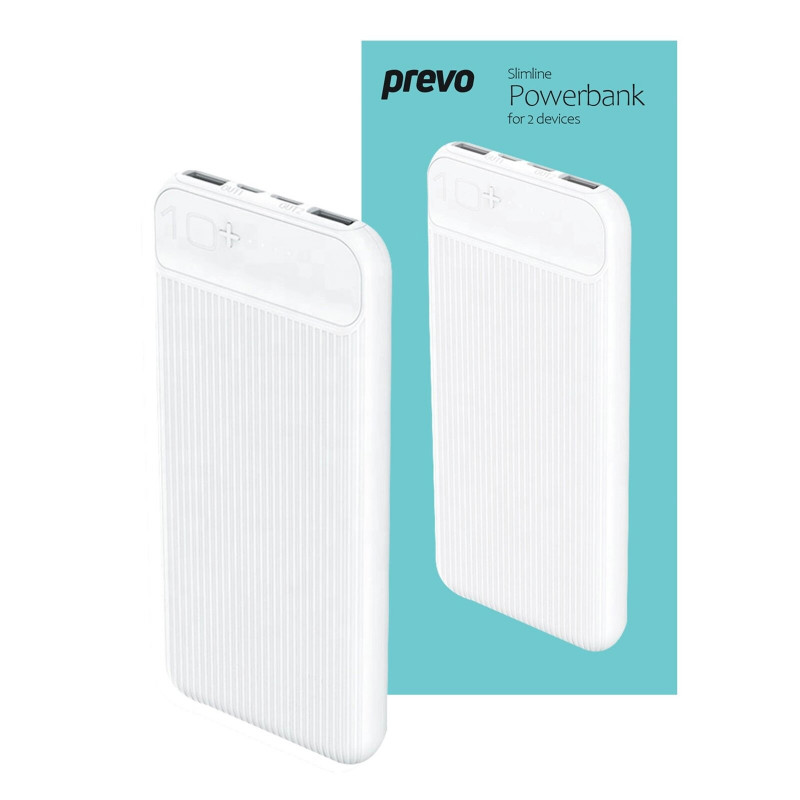 PREVO SP3012 10000mAh Dual USB Power Bank