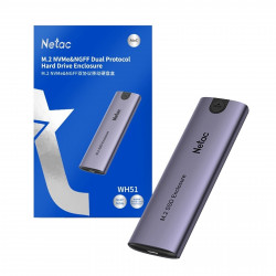 NETAC NT07WH51-32C2 10Gbps USB-C NVMe/SATA External Enclosure