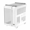 ASUS TUF Gaming GT502 White ATX PC Case