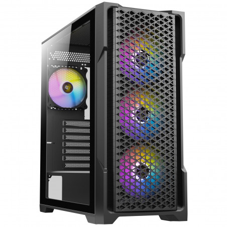 ANTEC AX90 Mid-Tower PC Case with Tempered Glass & 4x Addressable RGB Fans