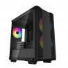 DEEPCOOL CC360 ARGB Mini Tower PC Case with 3x 120mm ARGB Fans