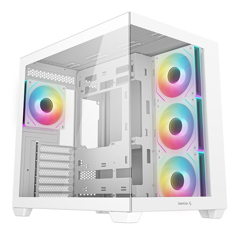 DEEPCOOL CG530 4-Fan Mid-Tower PC Case with Tempered Glass