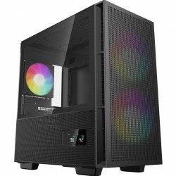 DEEPCOOL CH360 Black Mid-Tower PC Case with Tempered Glass