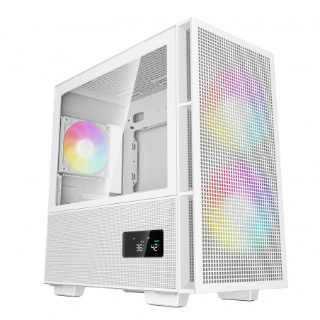 DEEPCOOL CH360 White Mid-Tower PC Case with Tempered Glass