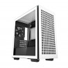 DEEPCOOL CH370 White Mini Tower PC Case with Tempered Glass