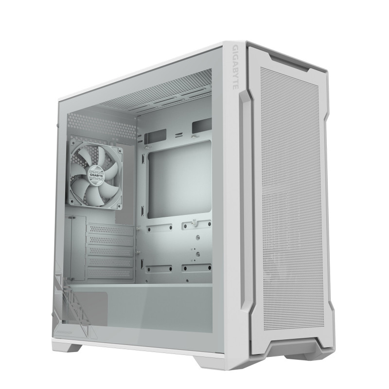 GIGABYTE C102 GLASS ICE White Mid-Tower PC Case