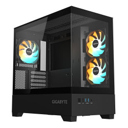 GIGABYTE C201 Panoramic Tempered Glass Mini-ITX/m-ATX PC Case