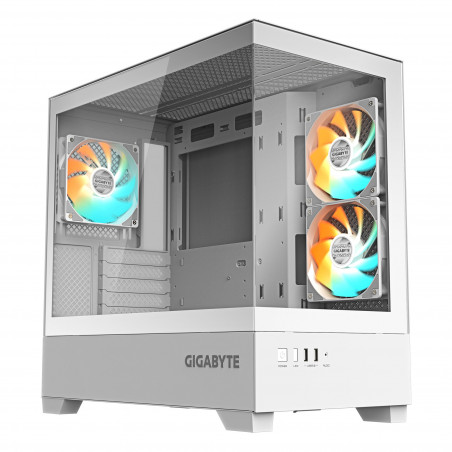 GIGABYTE C201PI Panoramic ICE White Mini-ITX/m-ATX PC Case