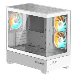 GIGABYTE C201PI Panoramic ICE White Mini-ITX/m-ATX PC Case