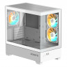 GIGABYTE C201PI Panoramic ICE White Mini-ITX/m-ATX PC Case