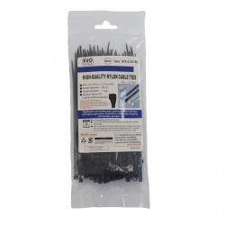 EVO LABS 2.5x150mm Black Cable Ties