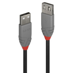 LINDY 36701 0.5m USB-A 2.0 Extension Cable