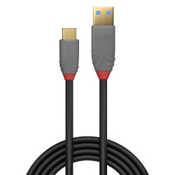 LINDY 36912 1.5m USB-A to USB-C 5A PD 3.0 Cable