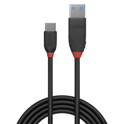 LINDY 36915 0.5m USB-A to USB-C Cable