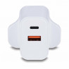 LINDY 73425 30W USB-A & USB-C Charger with Power Delivery 3.0 & PPS