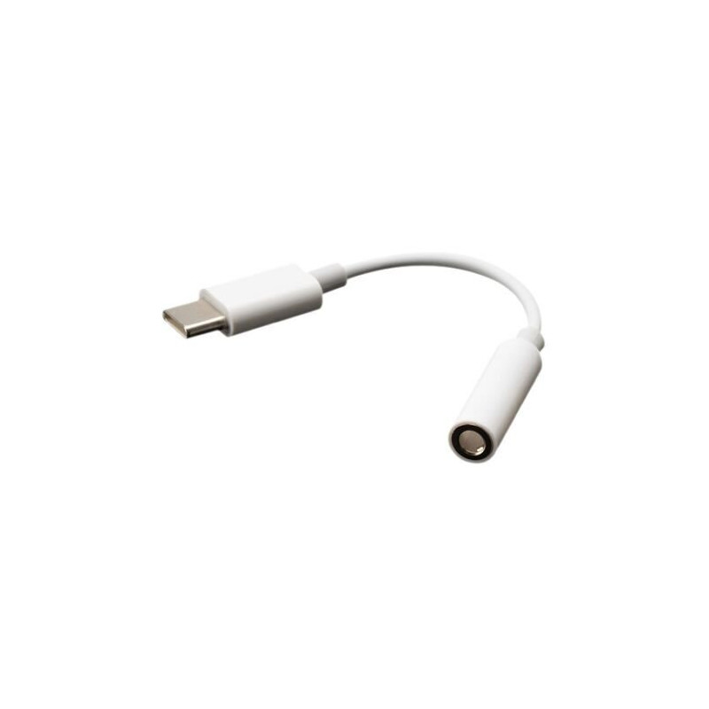AKASA AK-CBCA27-10WH USB-C to 3.5mm Jack Adapter 10cm White