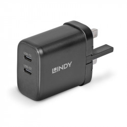 LINDY 73439 65W Dual USB-C Charger