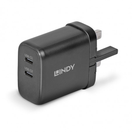 LINDY 73439 65W Dual USB-C Charger