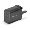 LINDY 73439 65W Dual USB-C Charger