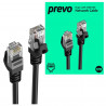 PREVO CAT6-BLK-1M 1m Black Patch Cable