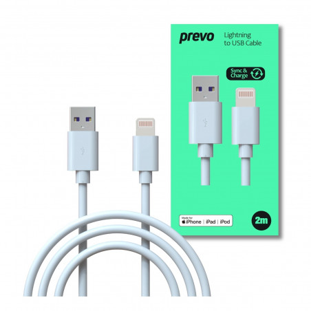 PREVO USB-LIGHTNING-2M 2m Lightning Cable