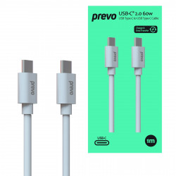 PREVO TC015 USB 2.0 60W C to C Cable