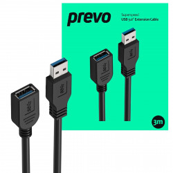 PREVO USBM-USBF-3M 3m USB 3.0 Extension Cable