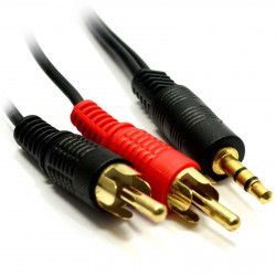 Serv 2TR-302 3.5mm Stereo Jack to 2x RCA Cable (2m)