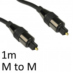 Serv 4OPT-101 TOSLINK Digital Optical Cable 1m Black
