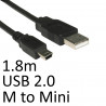 Serv 99CDL2-0622 USB 2.0 A to Mini-B Cable 1.8m