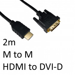 Serv 77DVHD-3302 HDMI to DVI-D Cable 2m