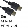 Serv 77HDMI-030 3m HDMI 1.4 Cable