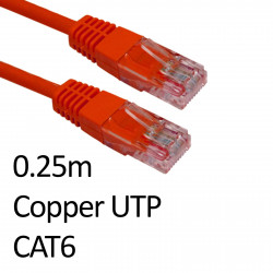 Serv ERT-600-HR 0.25m Red RJ45 Patch Cable