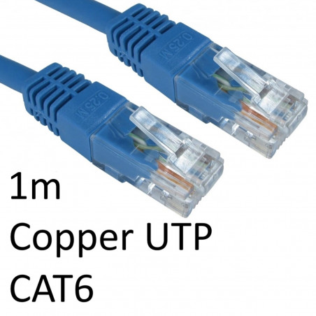 Serv ERT-601B 1m Blue CAT6 RJ45 Patch Cable