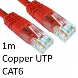 Serv ERT-601R 1m Red CAT6 RJ45 Patch Cable