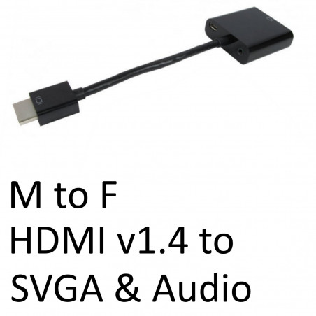 Serv NLHDMI-HSV03 HDMI 1.4 to SVGA & Audio Converter