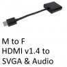 Serv NLHDMI-HSV03 HDMI 1.4 to SVGA & Audio Converter