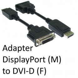 Serv HDHDPORT-001CAB DisplayPort to DVI-D Adapter