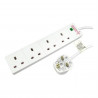 Serv RB-05M04SPD 5m 4 Gang Surge Protected LED Indicator Extension Lead