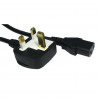 Serv RB-305 5m Black IEC Kettle Power Cable