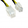 Serv RB-530 4-Pin ATX (M) to 4-Pin ATX (F) 0.28m Extension Cable